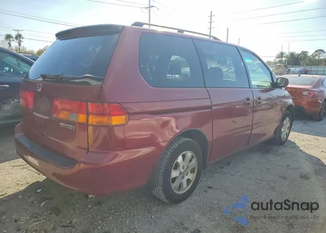 2003 Honda Odyssey Ex from USA, damaged, VIN 5FNRL18623B150887